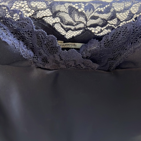 House of CB 'Soraya' Navy Satin Slip Dress NWOT - Picture 11 of 11